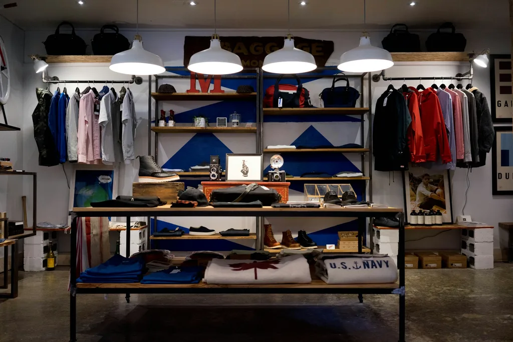 Clean commercial retail premises interior