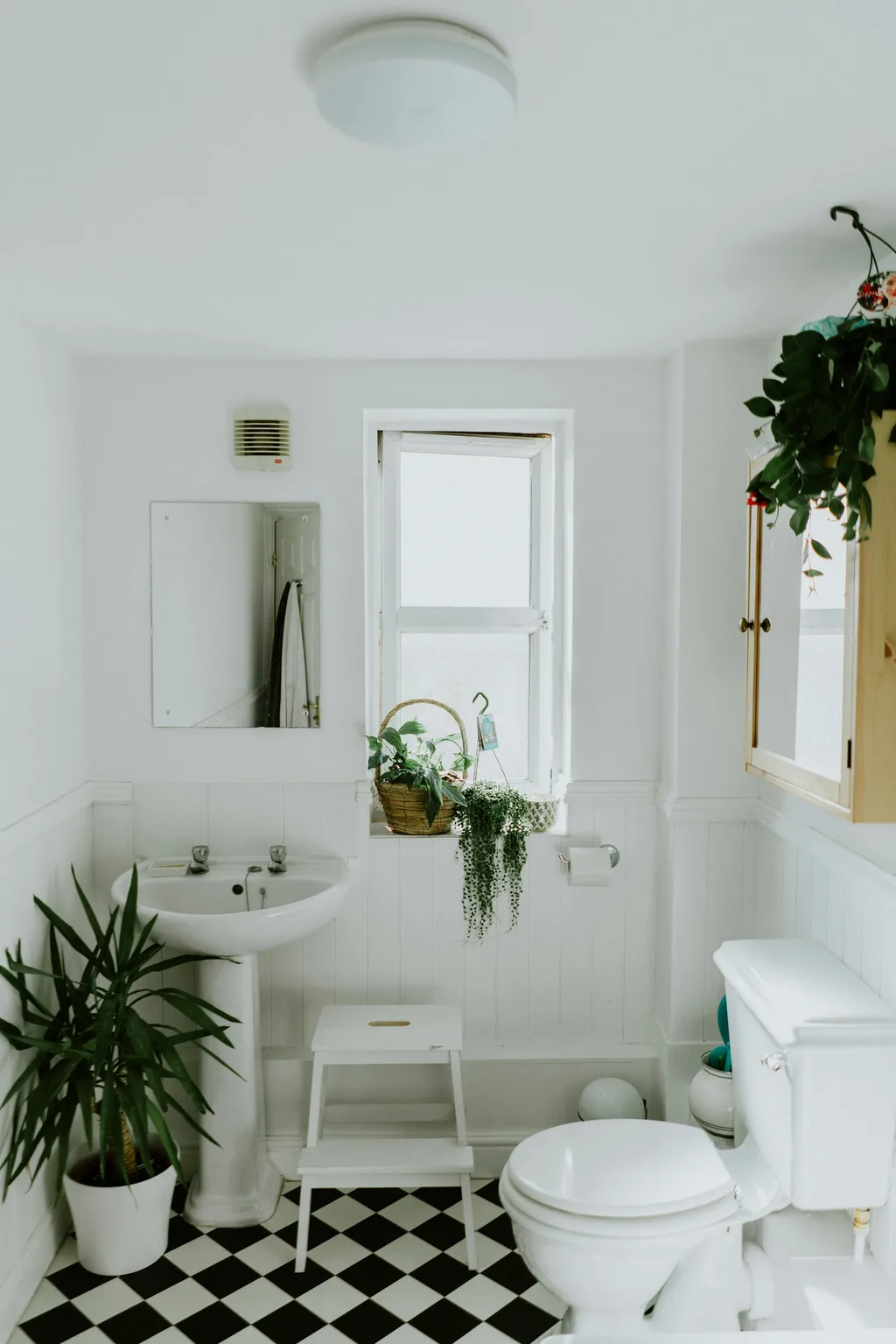Clean bright bathroom interior — home cleaning enquiries