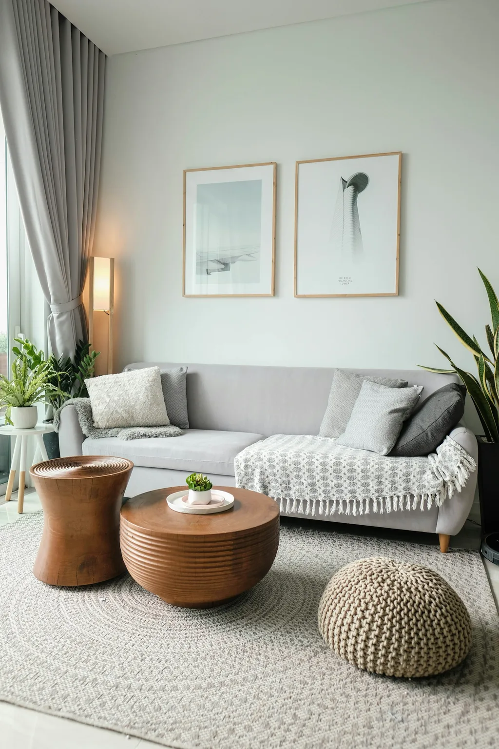 Clean tidy living room interior — home cleaning
